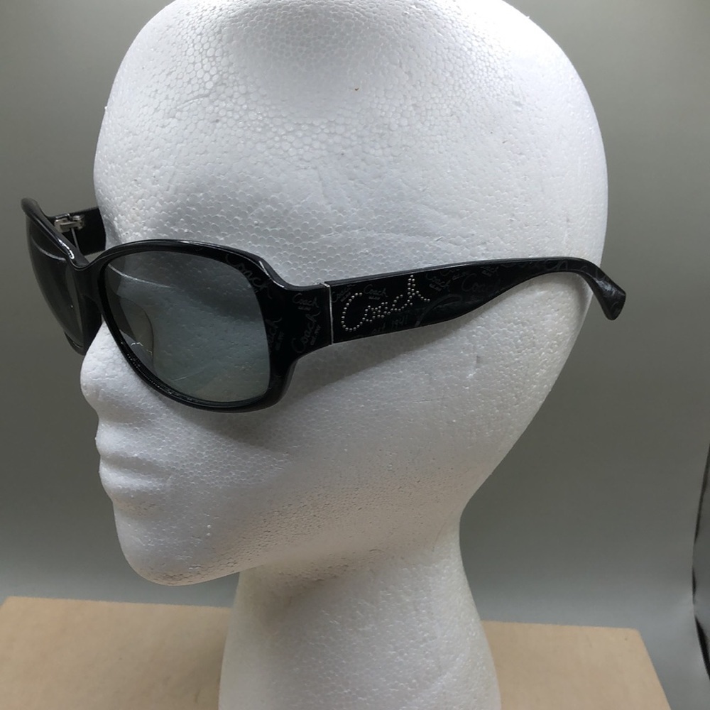 Coach 8028 Taryn sunglasses L903 Black 59-15-125 Butterfly Shape w Logo Marks - Picture 9 of 9